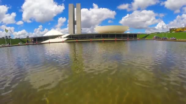 Congresso Nacional do Brasil — Vídeo de Stock