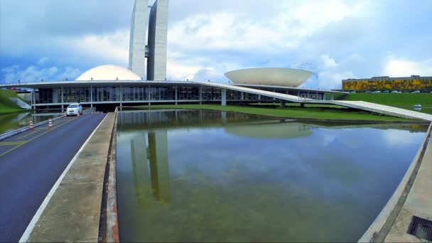 The National Congress of Brazil — Stock Video