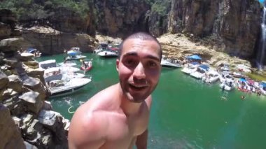 Şelale zevk insanlar