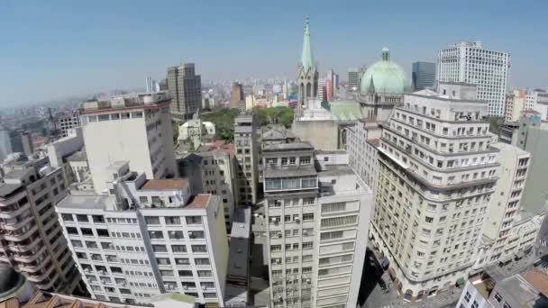 Vista de São Paulo Downtown — Vídeo de Stock