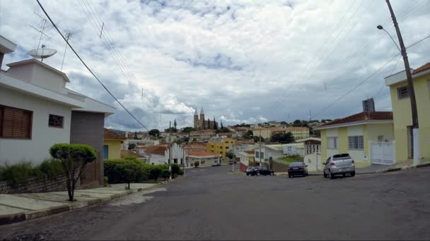 Vista de rua de Guaxupe — Vídeo de Stock