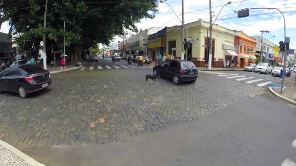 Street View van Guaxupe — Stockvideo