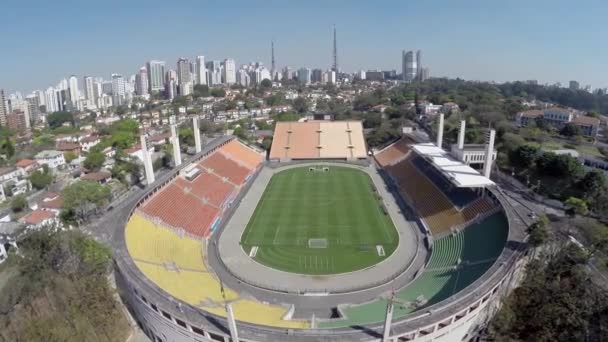 Estadio do Pacaembu en Sao Paulo — Vídeos de Stock