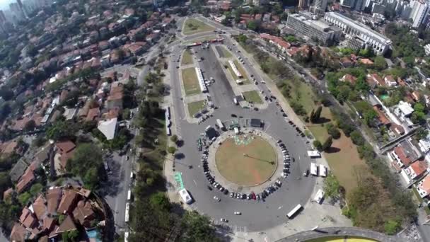 Plaza Charles Miller — Vídeo de stock