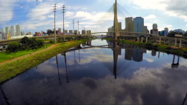 Puente Octavio Frias de Oliveira — Vídeos de Stock