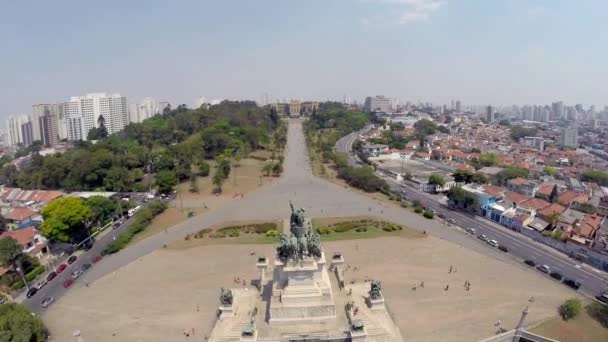 Monument of the Independence Ipiranga — Stock Video