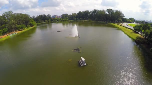 Parque Ibirapuera en Sao Paulo — Vídeos de Stock