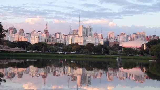 Piękny krajobraz z Sao Paulo — Wideo stockowe