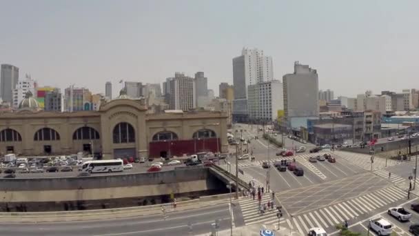 Mercado Municipal en Sao Paulo — Vídeos de Stock