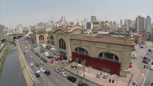 Mercado Municipal in Sao Paulo — Stock Video