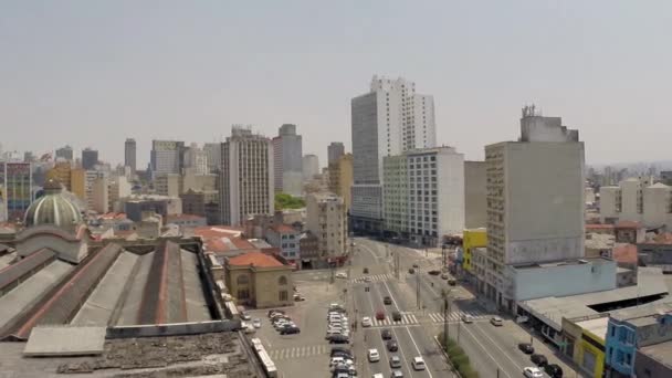 Mercado Municipal en Sao Paulo — Vídeo de stock