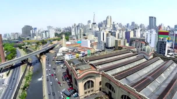 Mercado Municipal w Sao Paulo — Wideo stockowe