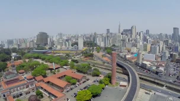 São Paulo centro da cidade — Vídeo de Stock