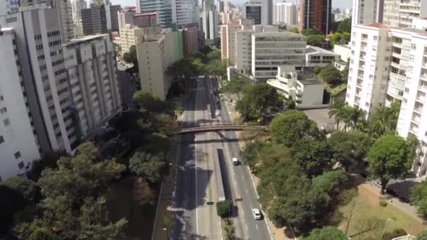 Paulista Avenu in Sao Paulo — Stock Video