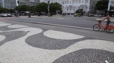 Copacabana kaldırım panoramik manzaralı