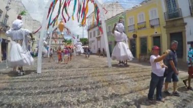 Bahia Carnaval için Baianas Özel Dekorasyon