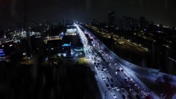 Famous Avenue in Rush Hour — Stock Video