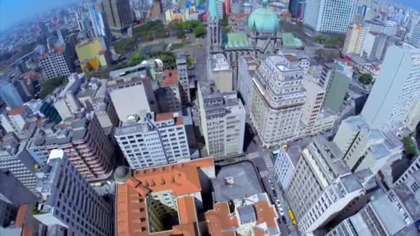 Sao Paulo financial district — Stock Video