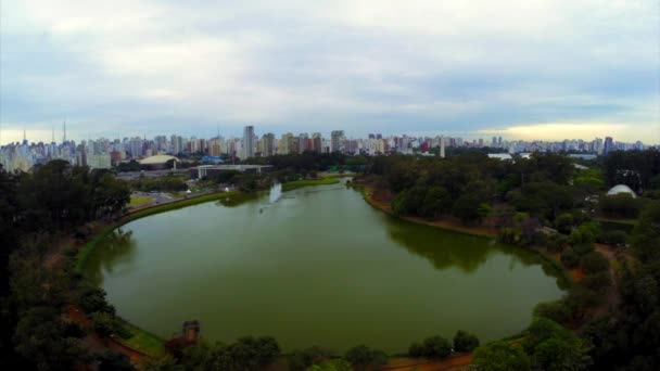 Parco Ibirapuera a San Paolo — Video Stock
