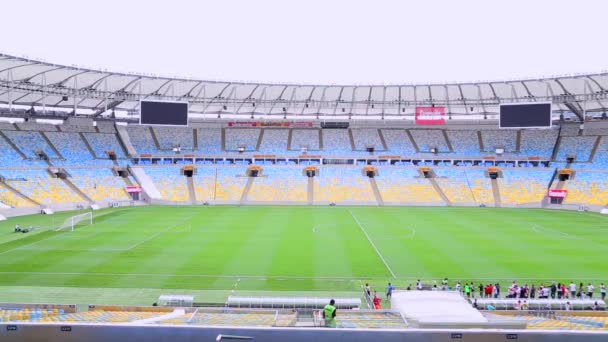 Das berühmte Maracana-Stadion — Stockvideo