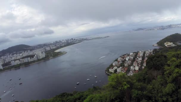 Город Rio de Janeiro, Brazil — стоковое видео