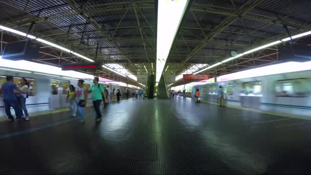 Centrala tunnelbanestation — Stockvideo