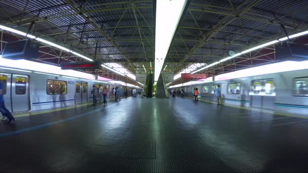 Центральна станція метро — стокове відео