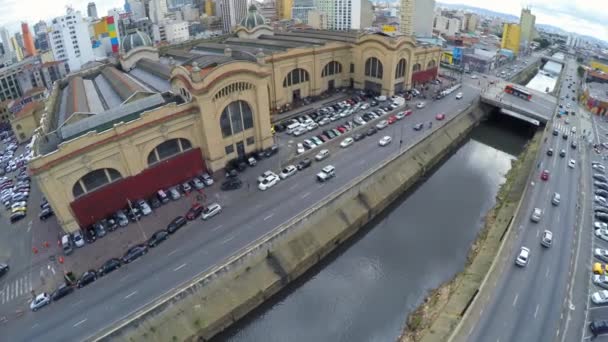 Mercado Municipal i Sao Paulo — Stockvideo