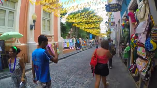 旧市街を歩く — ストック動画