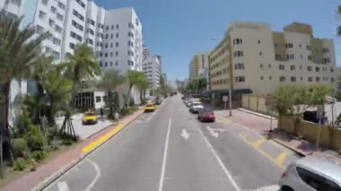 Miami South Beach'de sürüş