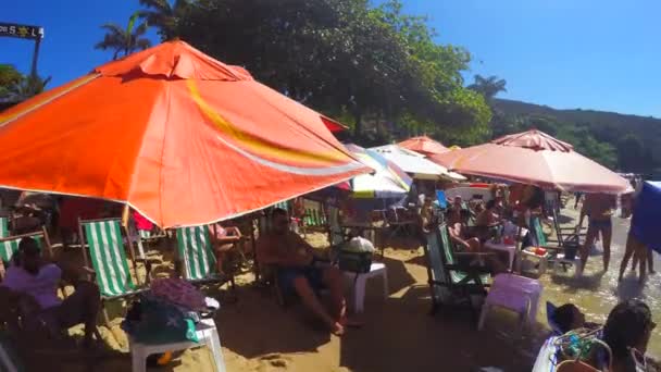 Walking on the famous Joao Fernandes Beach — Stock Video