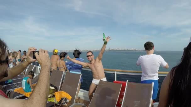 Crucero en Carnaval — Vídeo de stock