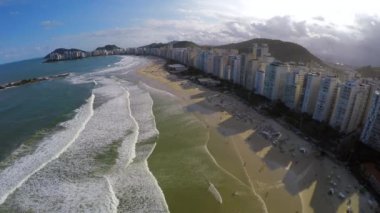 ünlü Brezilyalı kıyı şeridi Beach'de