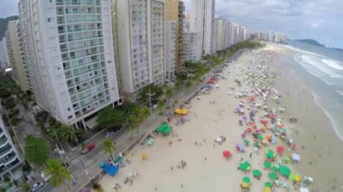 ünlü Brezilyalı kıyı şeridi Beach'de