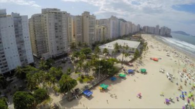 ünlü Brezilyalı kıyı şeridi Beach'de