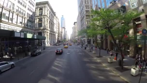 Ruch w Nowym Jorku — Wideo stockowe