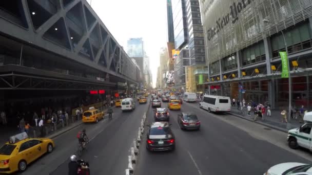 Transport i Lower Manhattan — Stockvideo