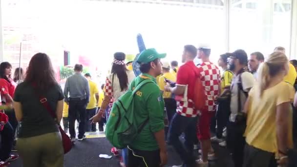 Fãs hondurenhos celebram Copa do Mundo — Vídeo de Stock