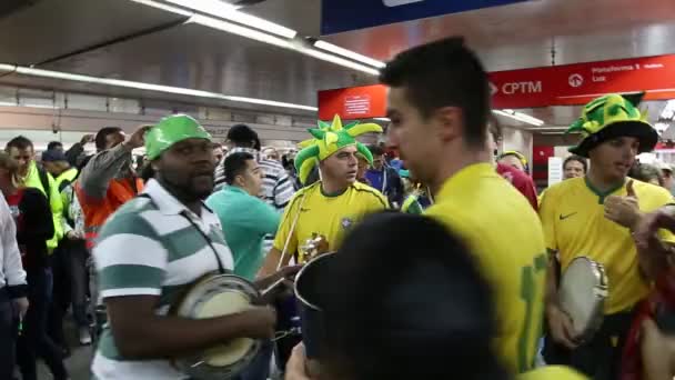 Uruguay Supporters party — Stock Video