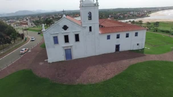 Iglesia Igreja dos Reis Magos — Vídeo de stock