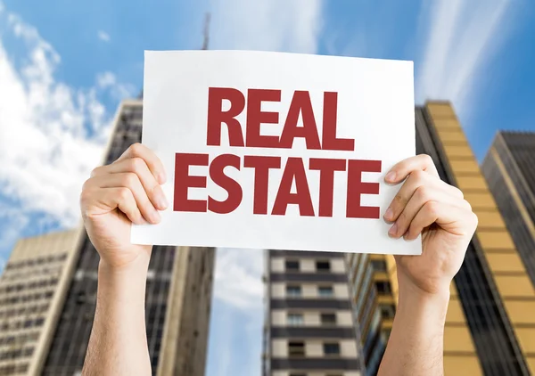 Real Estate card — Stock Photo, Image