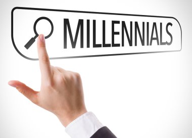Arama çubuğunda yazılı Millennials