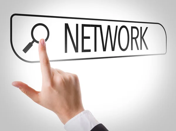 Networking written in search — Stock Photo, Image