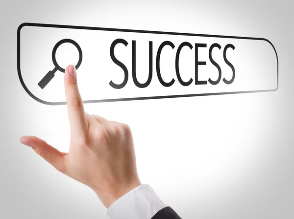 Success written in search bar — Stock Photo, Image