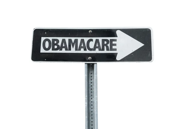 Obamacare irány jel — Stock Fotó