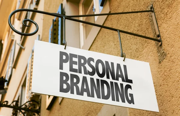 Personlig Branding tecken — Stockfoto