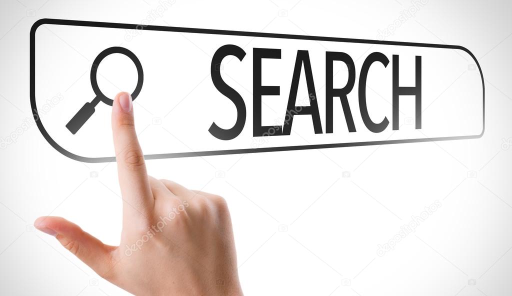 Search written in search bar