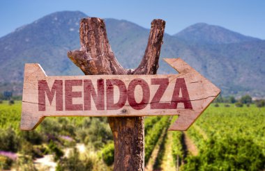 Mendoza ahşap işareti