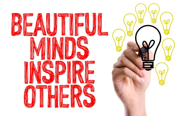 Beautiful Minds Inspire Others — Stock Photo, Image