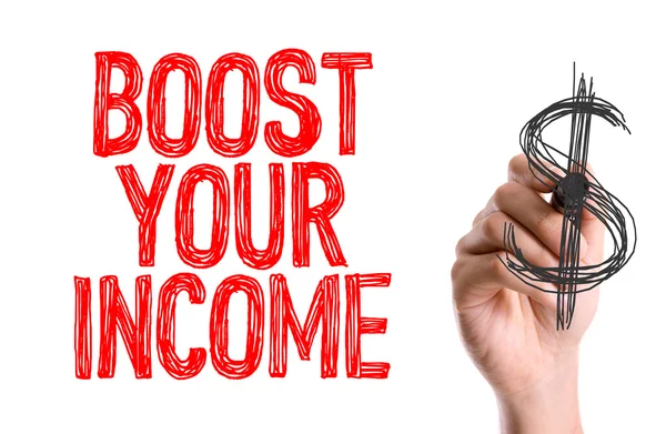 Woorden Boost uw inkomen — Stockfoto